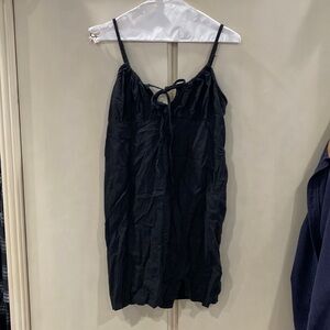 Wild Fable Black Sundress w adjustable straps and neck tie